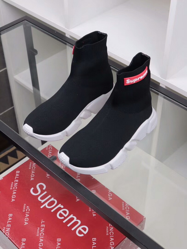 Balenciaga X Supreme Speed Runner Sock Black